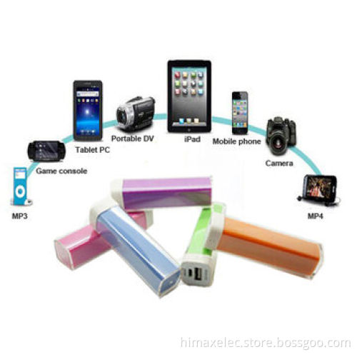 Lipstick Power Banks, 18650 Samsung cell, 1500mAh~3000mAh, Hot Sales, OEM Gift